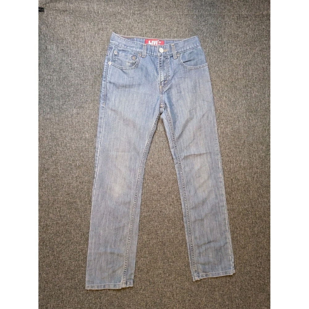 Vintage Levis 511 Skinny Mens 27x27 / Sz 14 Blue Jeans Medium Wash Denim Red Tab
